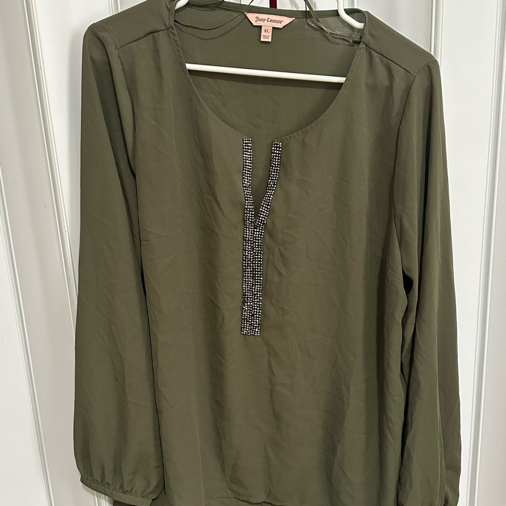 Olive Green Blouse